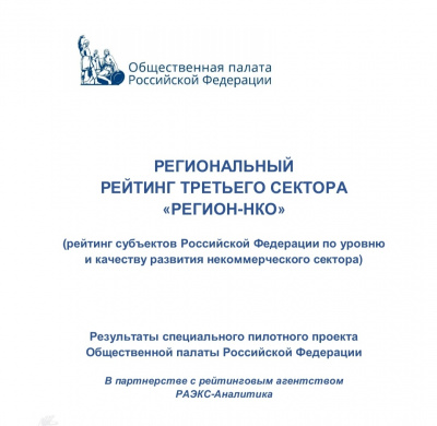 Общественная палата России составила рейтинг регионов по развитию  НКО