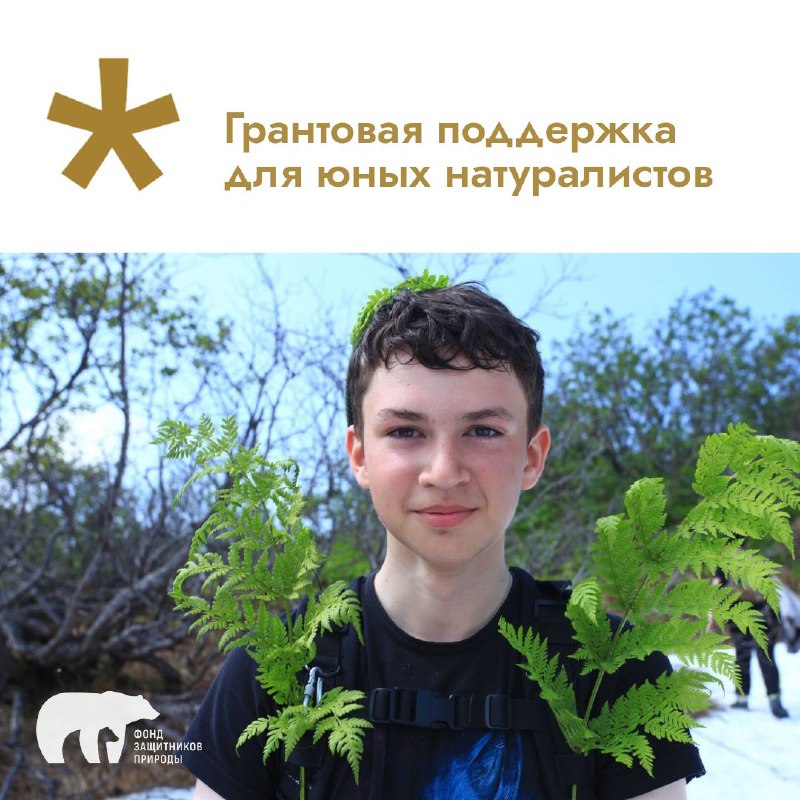 Грантовый конкурс для юных защитников природы!